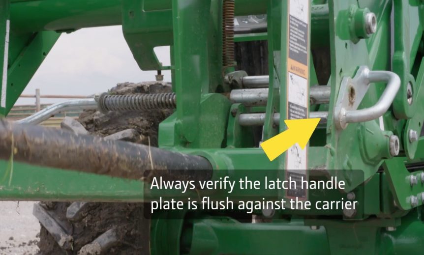 Learn the right way to hook up global loader attachments compatible with a global loader carrier.