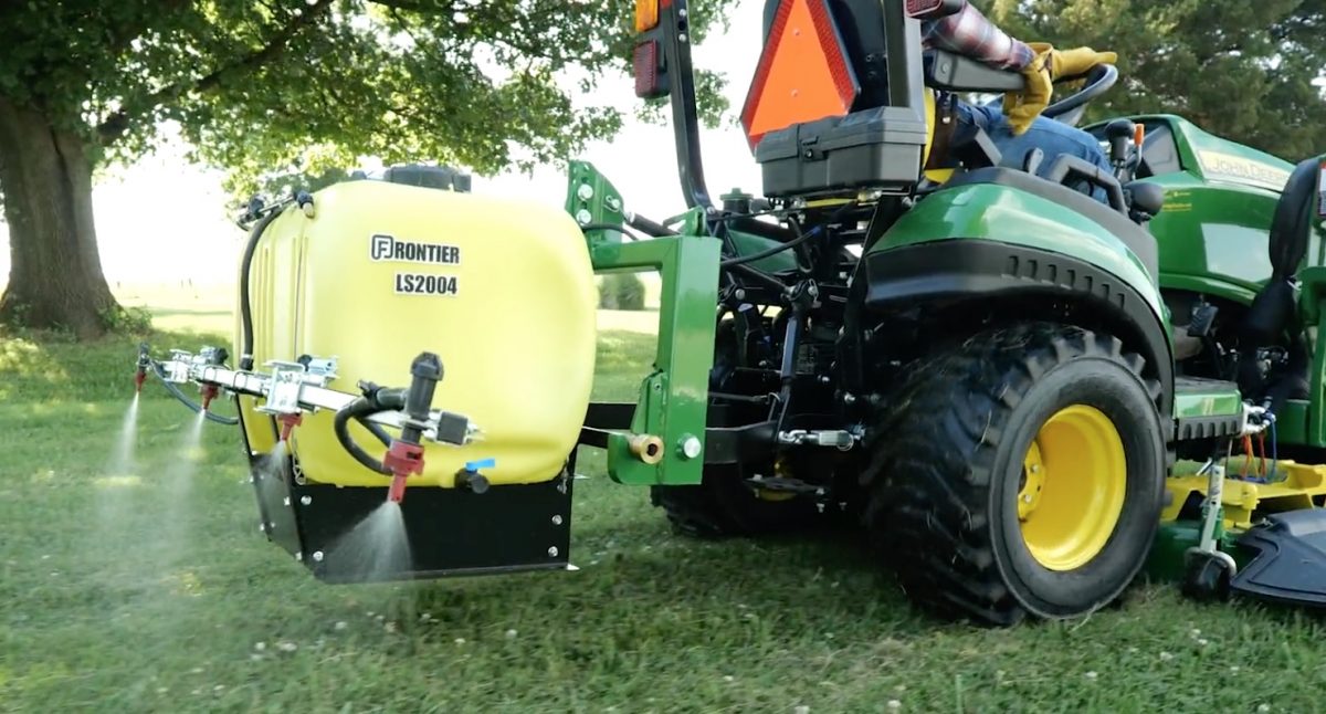A small 3-point sprayer might be just what you need for your property.